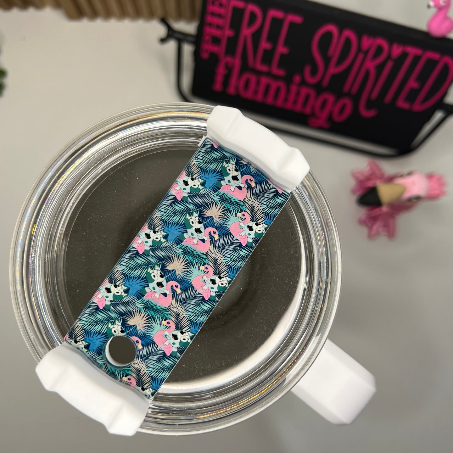 Flamingo Queen Tumbler Tag